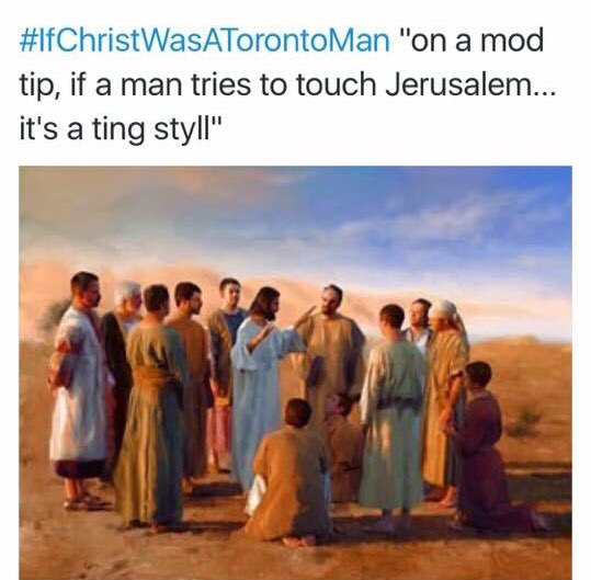 ItsMeAdrianL's tweet photo. #IfChristWasATorontoMan https://t.co/4IRfoiQBfP