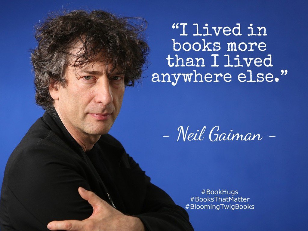 m8ttr's tweet photo. “I lived in books more than I lived anywhere else.” - Neil Gaiman
#Booksthatmatter #Bookhugs #Bloomingtwig #Yourst… https://t.co/QhSTxFBu0n