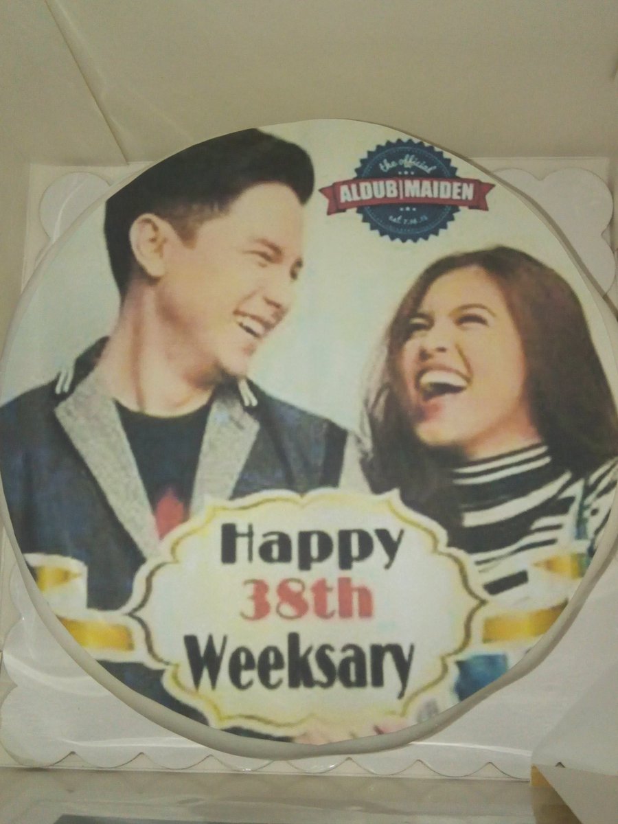 cakes_chefchris's tweet photo. Happy 38th weeksary @aldenrichards02  and @mainedcm  

@officialaldub16 @Ofcaldub_NZ https://t.co/32eBmefMBo