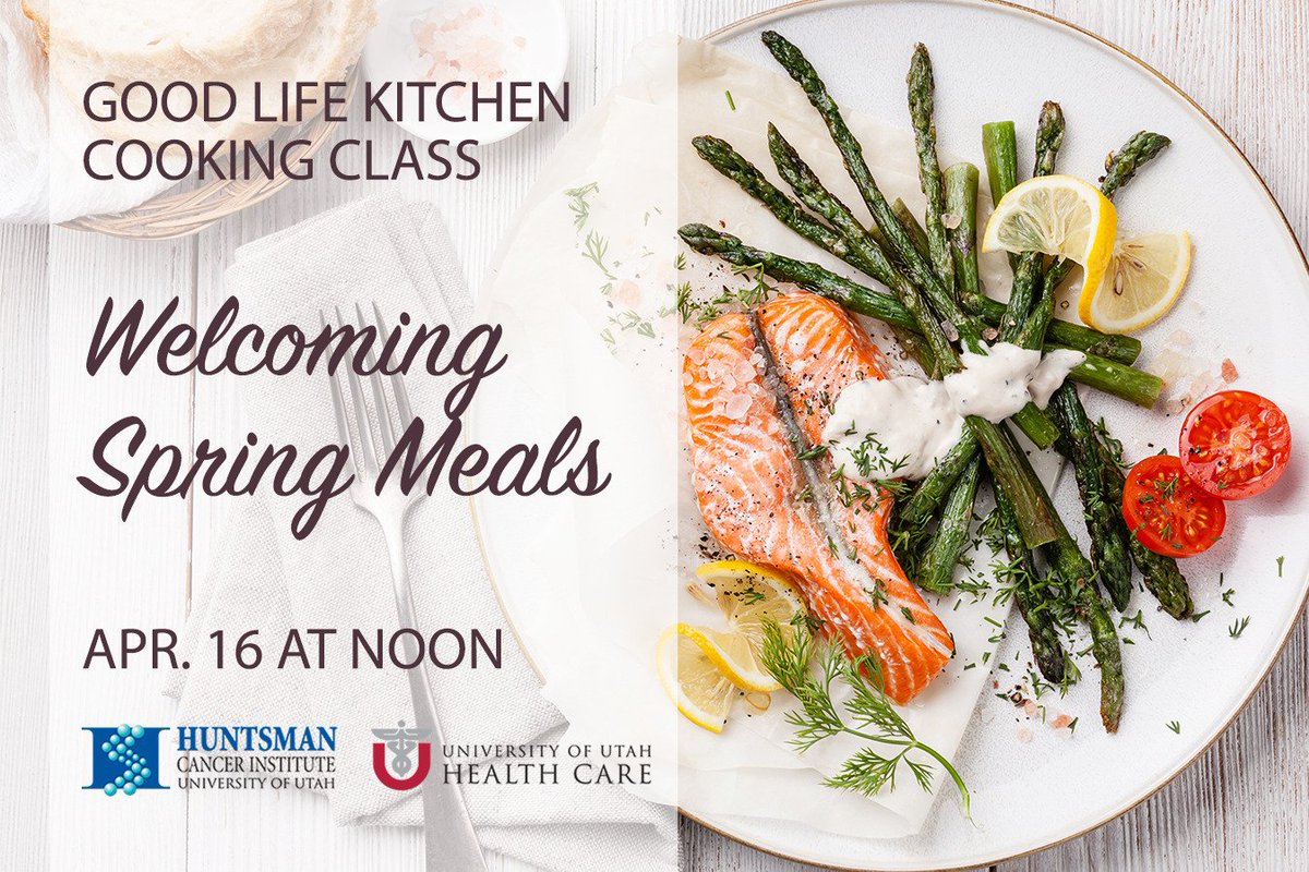huntsmancancer's tweet image. Join us for the next #GoodLifeKitchen cooking class! Register at 801-587-4585. #healthyeating #preventcancer