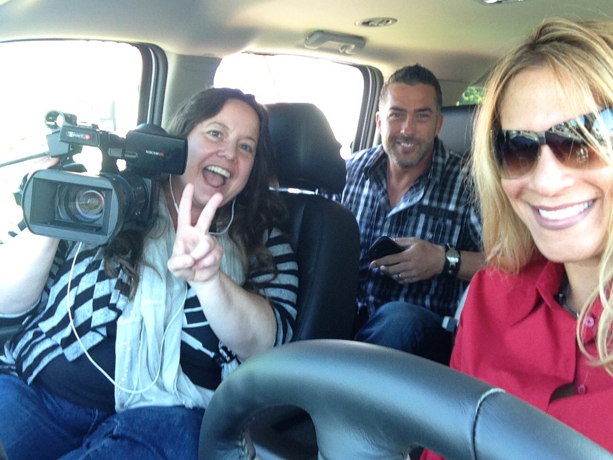 spikeCAC's tweet photo. #TBT #CatchAContractor season1 @AlisonBedell surveillance selfie w producer &amp; @Skip_Bedell tagging along https://t.co/h3qUN2aIbS