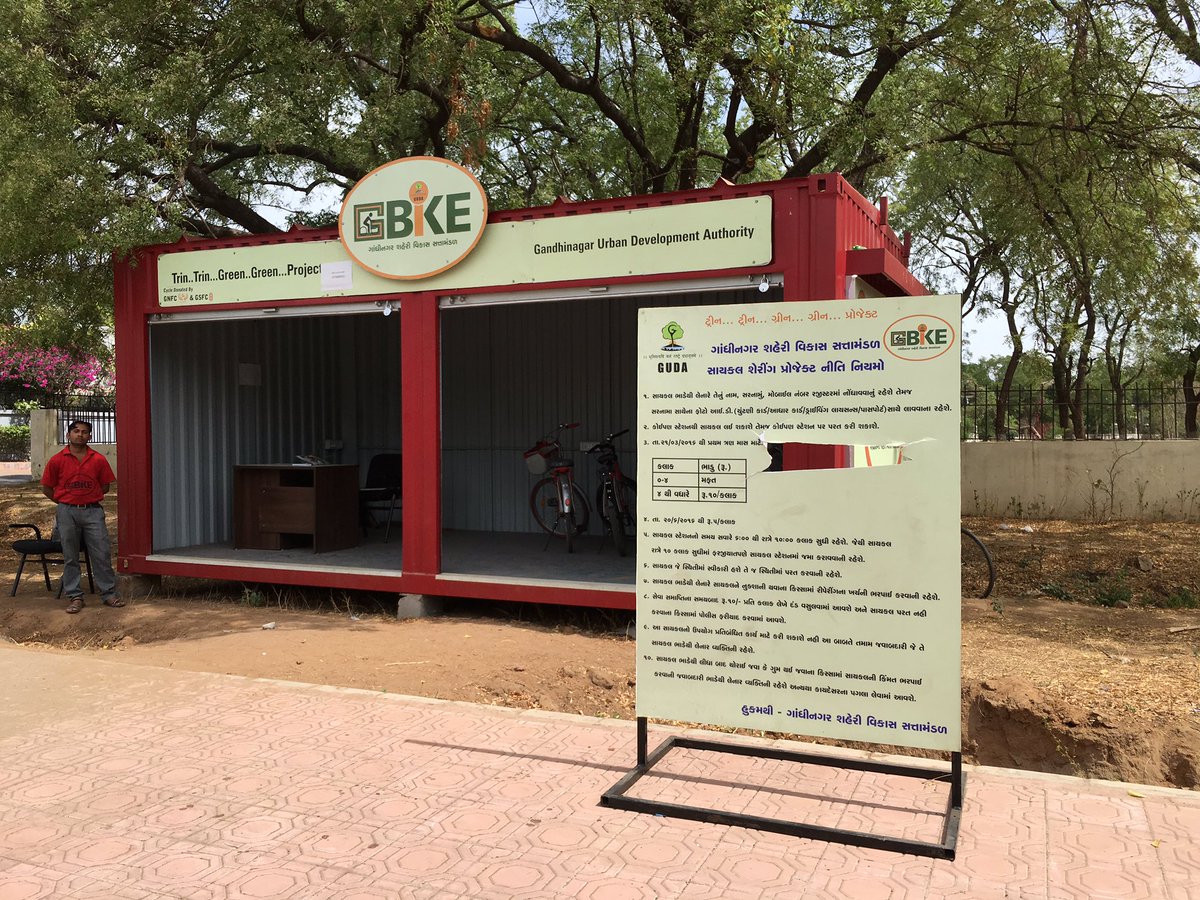 ChaudhryShankar's tweet photo. Cycle Sharing Project - an initiative by G'nagar Urban Dev. Authority(GUDA) is gaining momentum in the capital city+ https://t.co/co5iWczPum