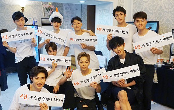 exofml_'s tweet photo. 4 years, it was always you by my side. Thank you EXO! #EXO4thAnniversary #4thYearWithEXO #EXOTurns4 https://t.co/qfehxLzg0N