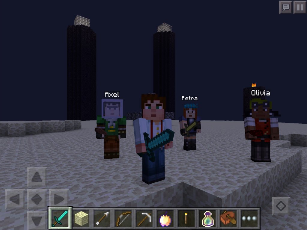 Minecraft update: Story Mode Skin Pack now available