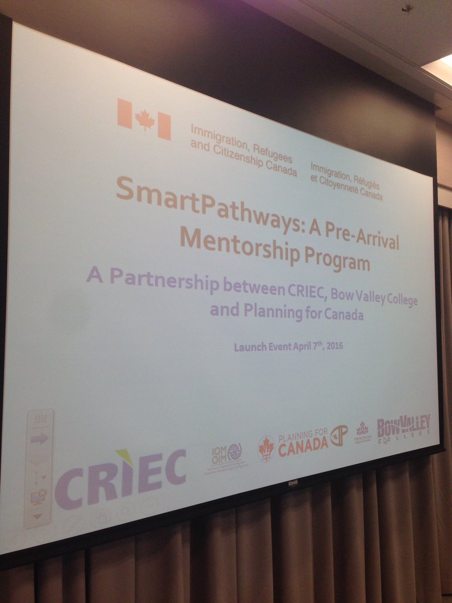 BowValley's tweet photo. #SmartPathways innovative mentorship program in partnership with @CRIECYYC & @CollegeCan assisting immigrant profs. https://t.co/s5MaMcUfhU