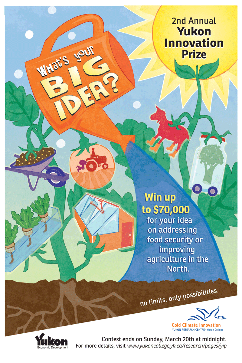 YukonUresearch's tweet photo. #YIP2016 finalists have 10K to further their #innovation in #foodsecurity and #agriculture https://t.co/rbqX6Z5Rsq https://t.co/g86ICD6sOQ