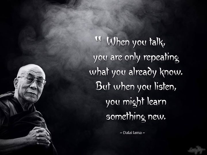 Midas_UK's tweet photo. When You Listen, You Might Learn Something - Dalai Lama https://t.co/kf4GKvejMs