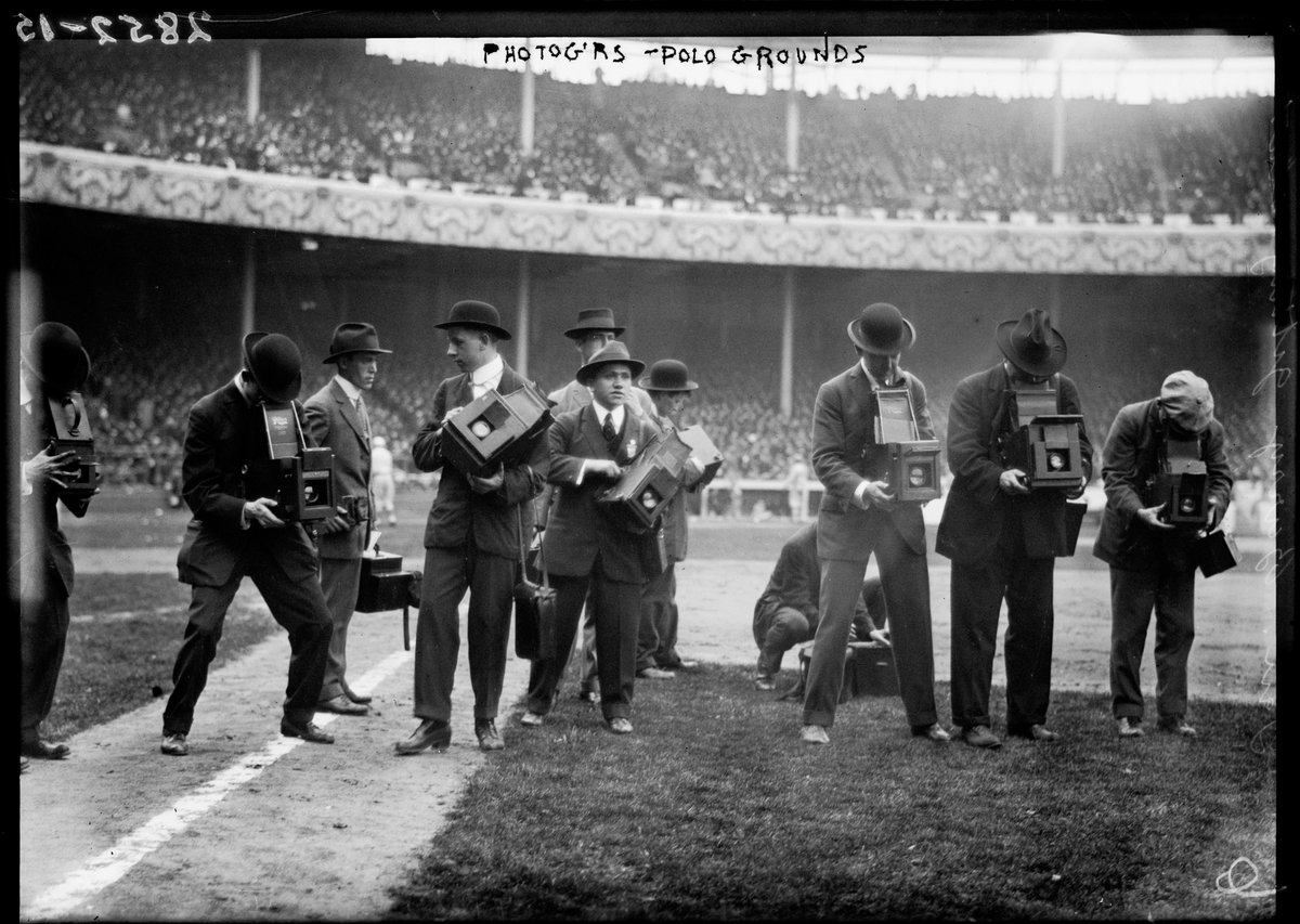 ballparkprints's tweet photo. 1914 #baseall #photography on the field cameras 'https://t.co/KikOtVzzhb vault. #sports #cameras https://t.co/O3M3F4Fb7H