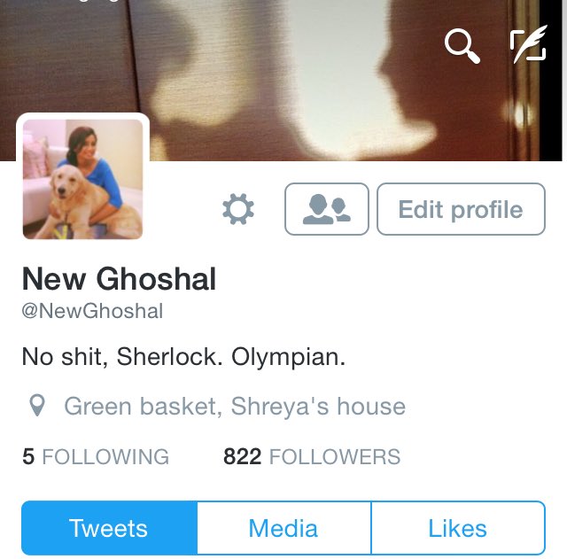 NewGhoshal's tweet photo. Bio updated. 2016 Olympics, here I come. https://t.co/JtYkc6ZMXb