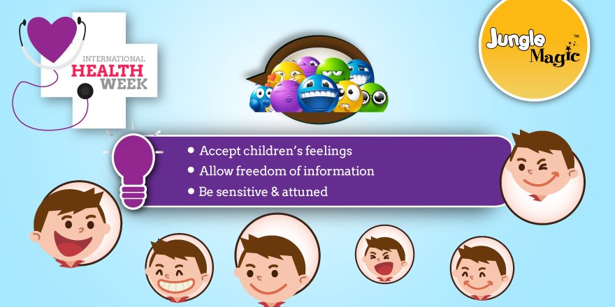 Jungle_Magic's tweet photo. Are you doing your bit to keep your #kids emotionally #healthy ?
Here is our #HealthMagic tip of the day to help! https://t.co/HPNG7DmGPC