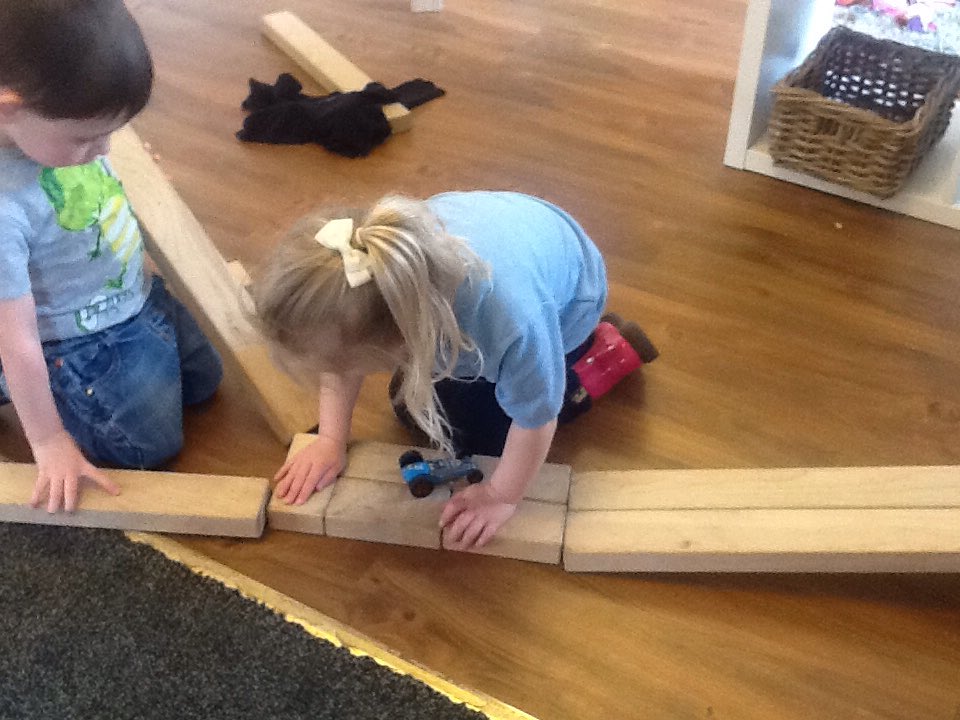 northfieldspdn's tweet photo. Making the cars go faster by making the ramp steeper #workingtogether #science #eyfs https://t.co/liPJbLJxDx