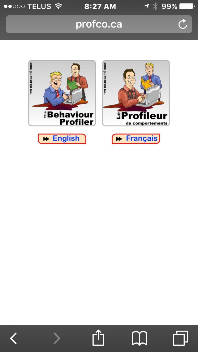 rgaudreau's tweet photo. A la plénière ce matin, je présenterai le profileur de comportement. #profco #colloqueADFO https://t.co/bQBkzmi1Xb