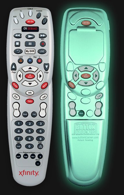 ButtonBlocker's tweet image. #MyParentsAreDisappointed that they can never find the remote control...in the dark! #ButtonBlocker