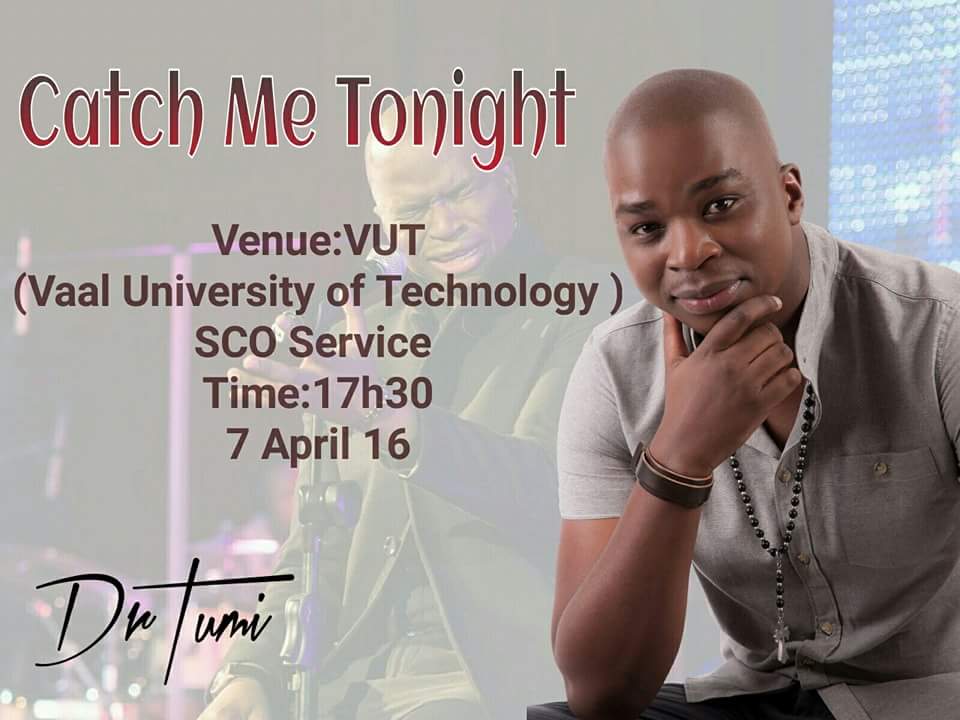 ChristianCircle's tweet photo. @DrTumisang at VUT at 17:30 - 7 April 2016 https://t.co/CsLCyx8TY2