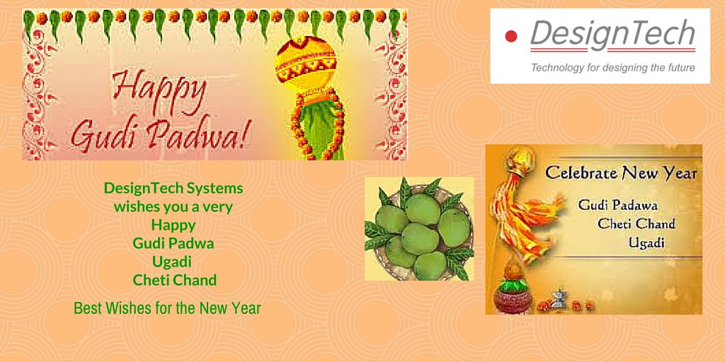 SanjaydagaDT's tweet photo. DesignTech Systems wishes you a very Happy #GudiPadwa #Ugadi
  #DesignTechSys https://t.co/to97GodCK1