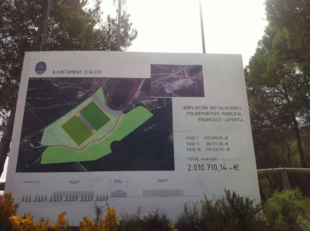 CD_Alcoyano's tweet photo. Imágenes de la presentación de la ampliación del Francisco Laporta-Ciutat Esportiva @CD_Alcoyano https://t.co/G9fv6pooZ8