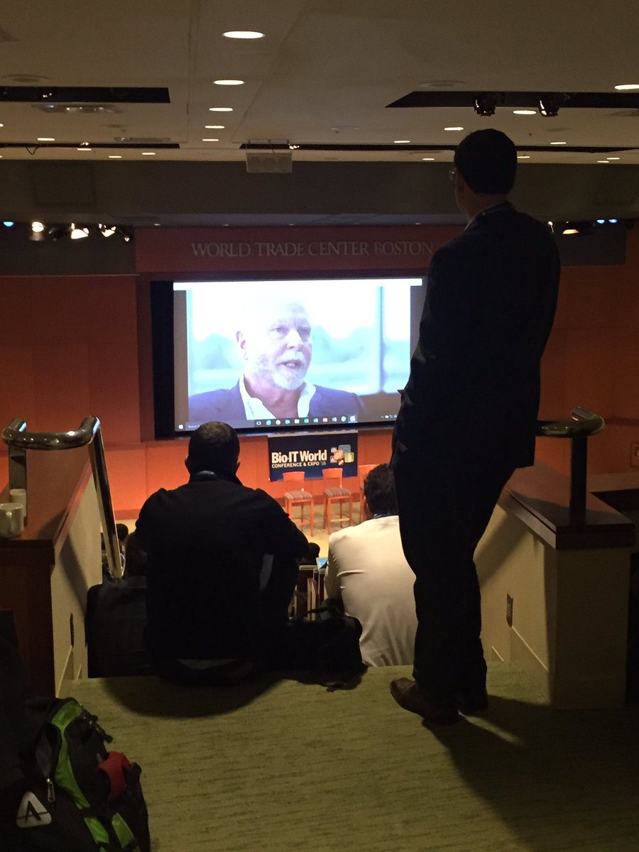 howardken's tweet photo. Thursday's Keynote  #BioIT16 https://t.co/3xmFJg2aDc