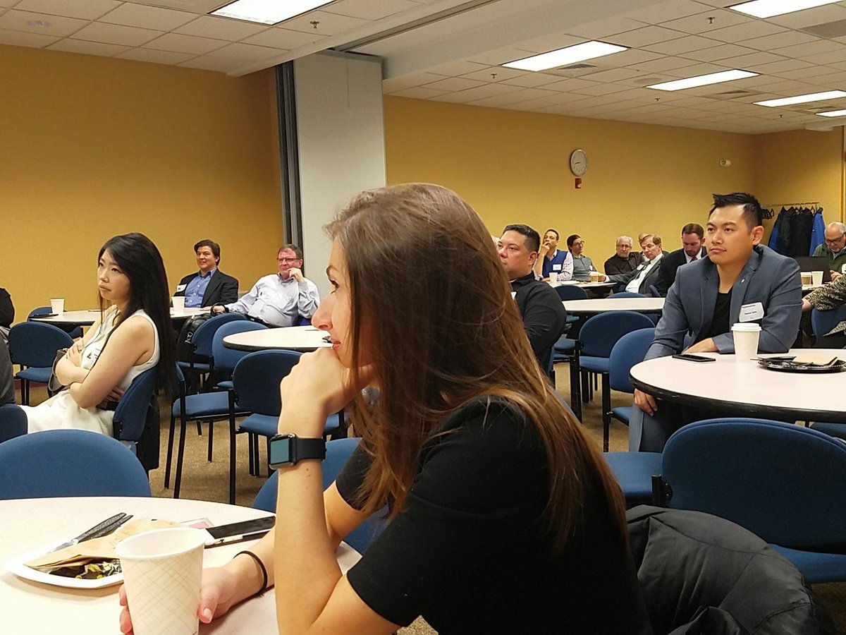 TechBreakfast's tweet photo. Awesome crowd at the #execbreakfast with Micros founder Lou Brown https://t.co/Em0lmrlyye