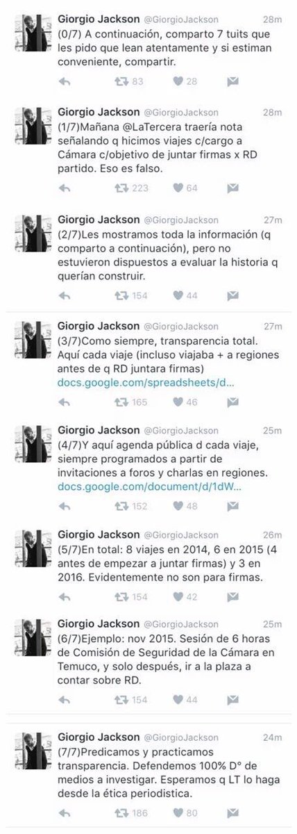camila_vallejo's tweet photo. Aquí las aclaraciones de @GiorgioJackson sobre el uso de sus pasajes aéreos. Necesitamos + rigurosidad periodística https://t.co/pWqyD7TkOh