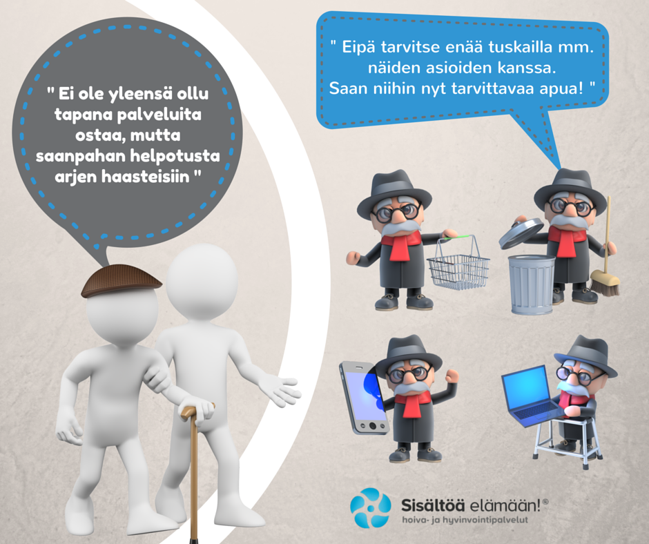 SisElm2013's tweet photo. Senioriassistentin #käynnit. Mitä kaikkea ne sisältävät? https://t.co/tVuavJfXjT #seniorit #assistentit #hyvinvointi https://t.co/nZS5MpMdOL