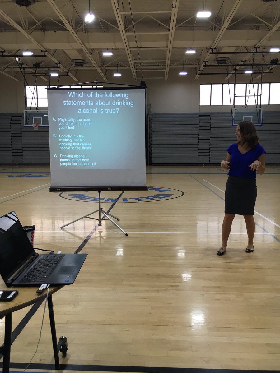 likeyourselfie's tweet photo. Live @ Wellington High School today! #itsthethinking #notthedrinking https://t.co/XqQ8PO0Bqd