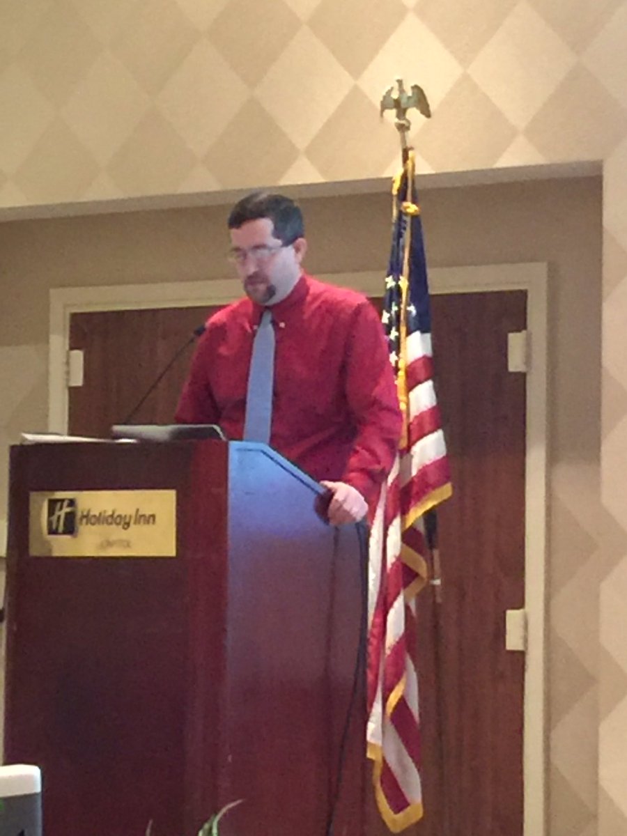 Jeremy Downs presenting the updates to the FAA testing standards. <a href="/Intertek/">Intertek</a> #testing #aviation #lighting