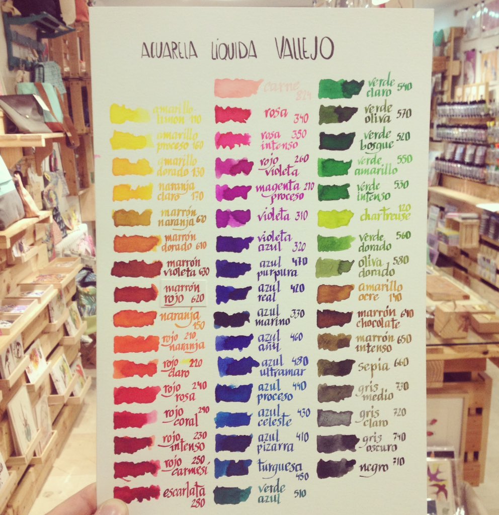 MadrigueraShop's tweet photo. #CartaDeColor acuarela líquida #Vallejo
Geniales para #caligrafía
En #LaMadriguera
...y en https://t.co/LifuKndlhR https://t.co/w7aADoazln