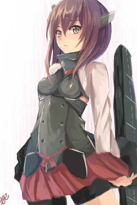 気持ちボリュームのある大鳳
 #艦これ版深夜の真剣お絵描き60分一本勝負
 #艦これ版真剣お絵描き60分一本勝負_20160407 