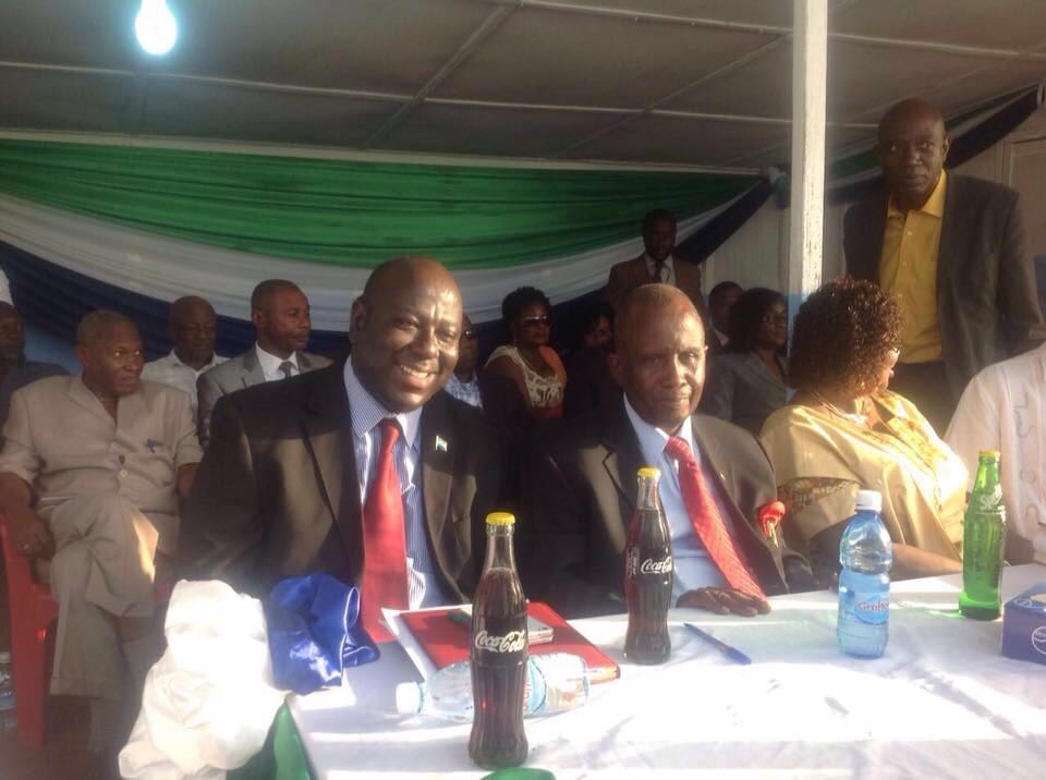 IBPatSowe's tweet photo. New Minister of Trade, Capt @PatSowe  &amp; Deputy Ibrahim Mansaray opening #SierraLeone Chamber of #Commerce Industry. https://t.co/Ag2fS1csIF