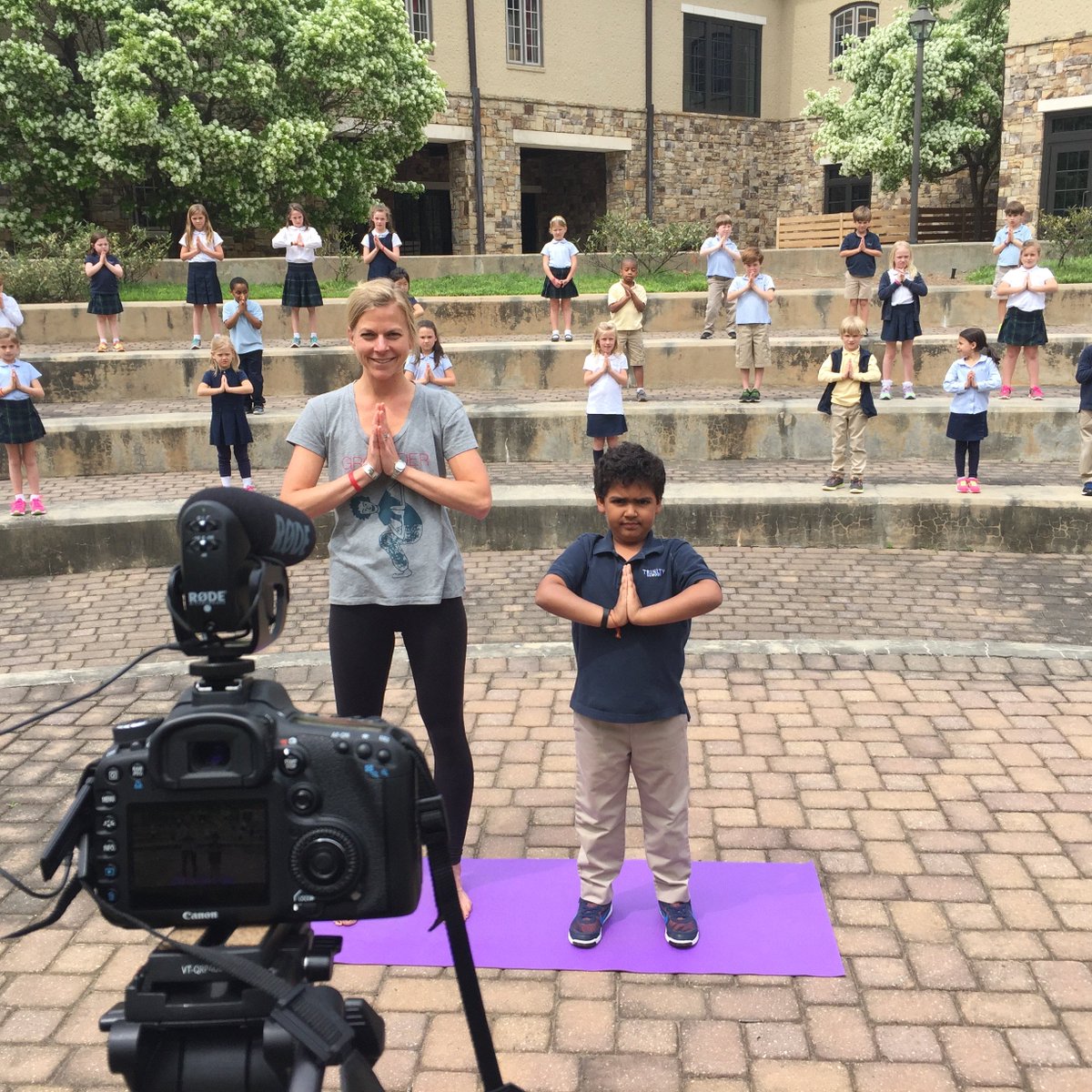 spbristow1's tweet photo. #kidsyogaday is tomorrow...some behind the scenes footage! https://t.co/T84kMcTASy