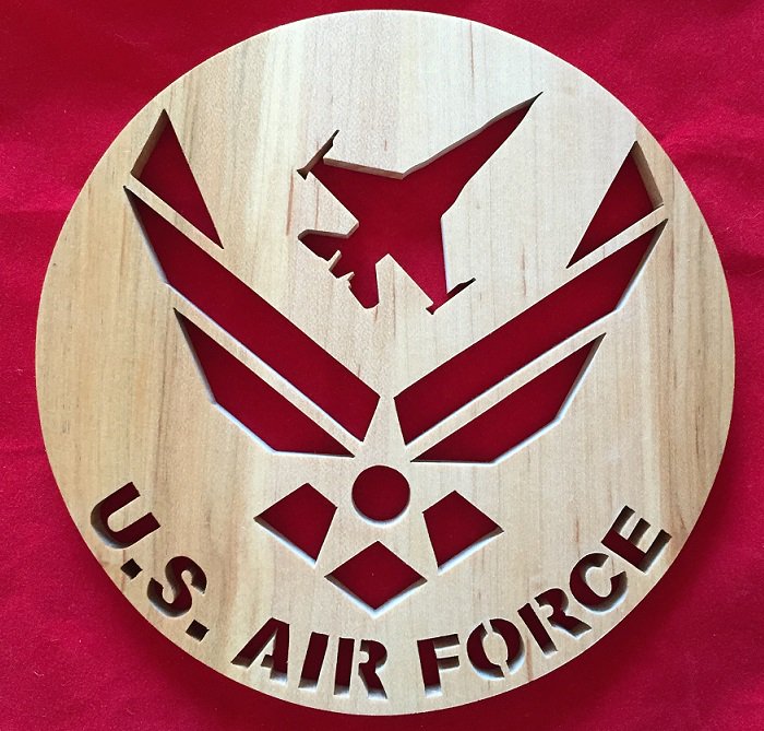 themadscroller's tweet photo. "U.S. Air Force" Ornament that I made out of 1/4" Poplar.
#Military #SupportOurTropps #USAF #AirForce https://t.co/Bemxl6fdFD
