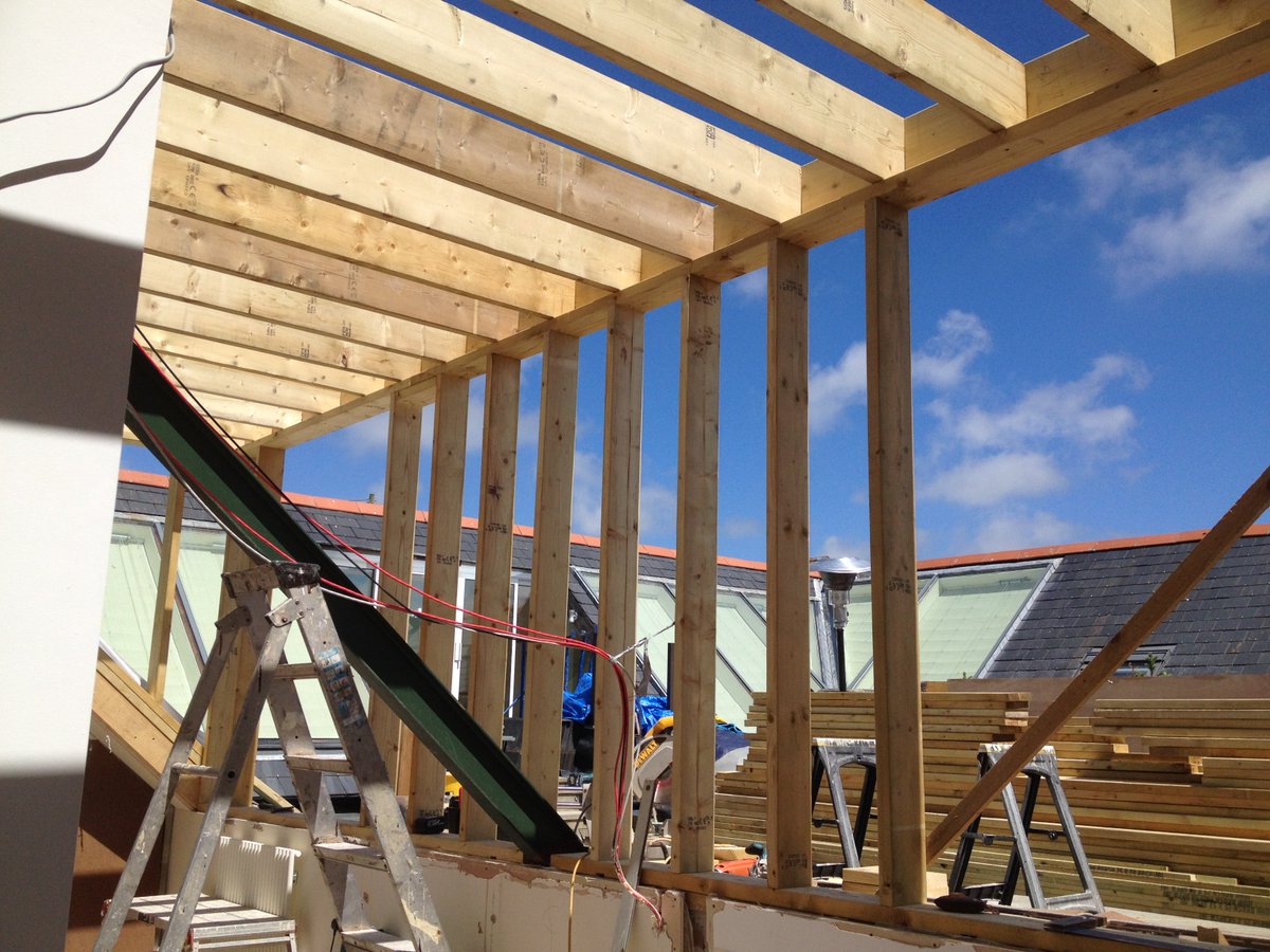 Building in the sunshine! #somerset #builders #Taunton #wiveliscombe #woodworking #workwell2016