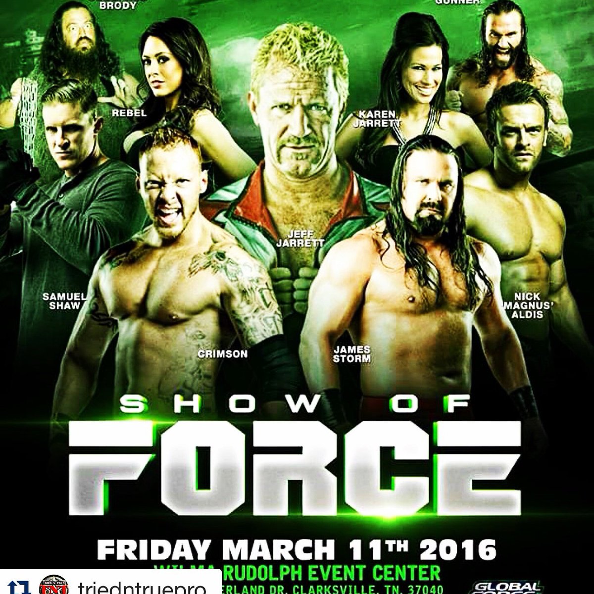 Jeff Jarrett (@realjeffjarrett) on Twitter photo Day started! Workout, meetings, n headed to Clarksville to promote the <a href="/TriedNTruePro/">Tried-N-True Pro</a> n <a href="/GFWWrestling/">GFWWrestling</a> show tomorrow! Day started! Workout, meetings, n headed to Clarksville to promote the <a href="/TriedNTruePro/">Tried-N-True Pro</a> n <a href="/GFWWrestling/">GFWWrestling</a> show tomorrow!