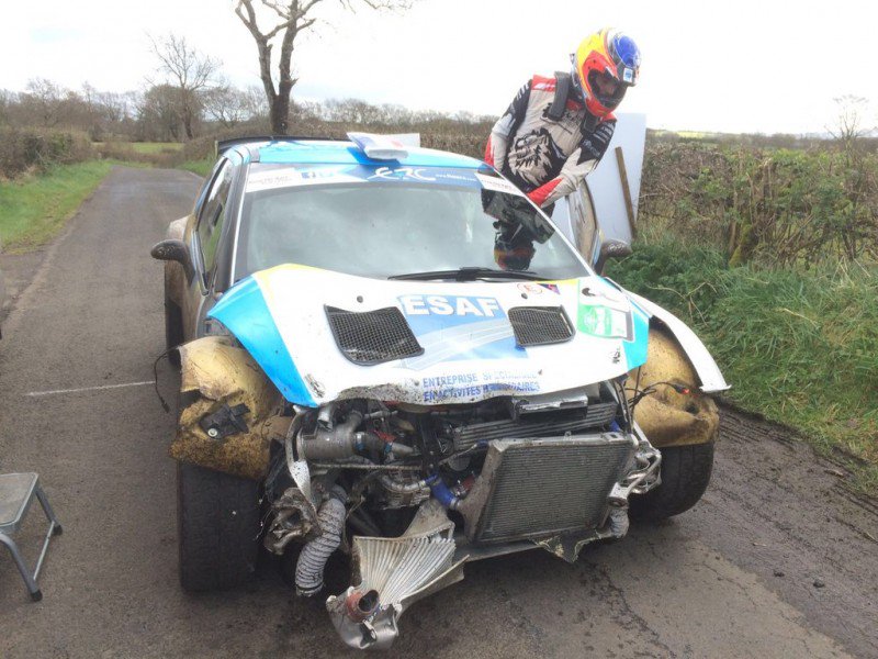 FIAERC's tweet photo. #FIAERC Qualifying Stage flash: Mud makes for slippery start to ERC’s @CircuitIreland https://t.co/GlEHuXwljS https://t.co/uzNpDbvjF4
