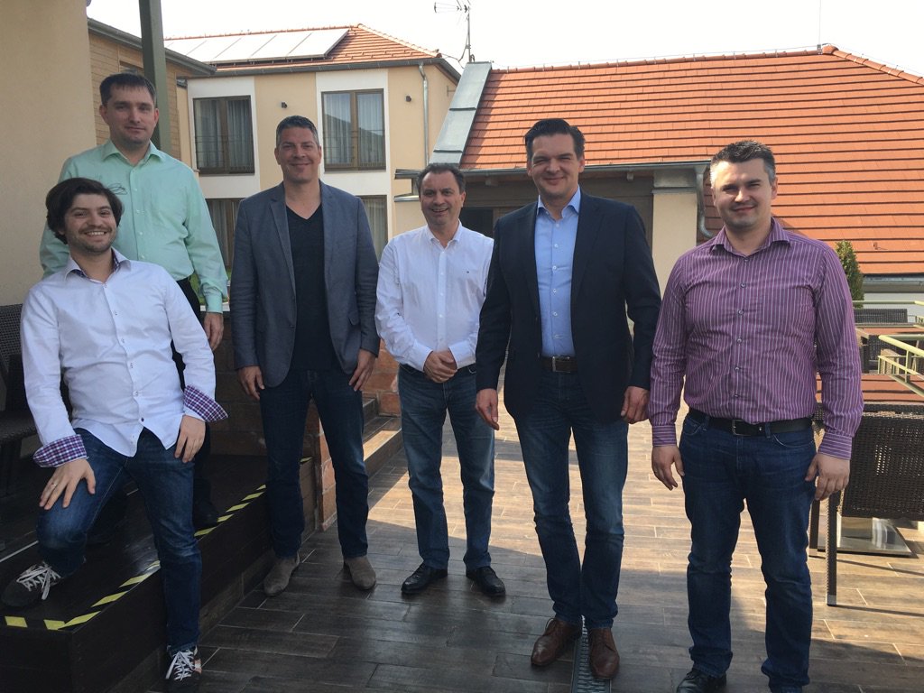 Cbuhollmann's tweet photo. so proud to start!! #cashbackunion kickoff @Sentifi_CH ready to establish on the #fintech #landscape https://t.co/6kLQ50zUdU