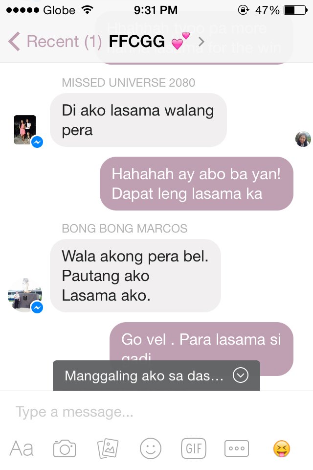 ManKams's tweet photo. Lasama for the win 😂👊 Typo Error Terrorists 😂 #FFCGG https://t.co/W6G0Ee1JeA