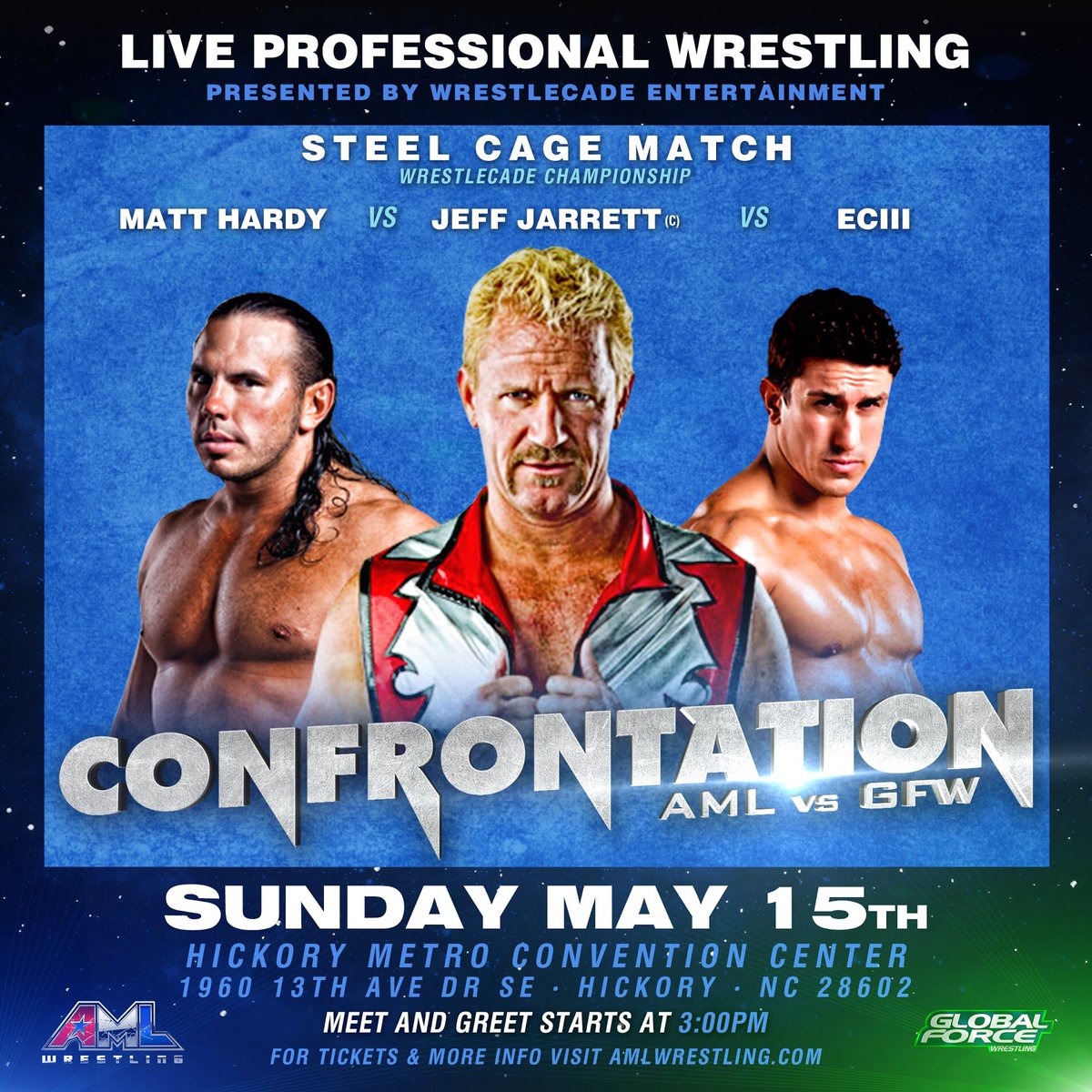 MyWorldPod's tweet photo. The main event for 5/15 in Hickory, NC is set... https://t.co/qkhrobwLzD