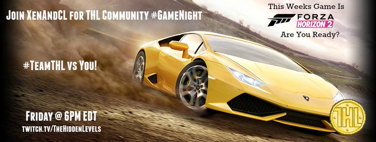Xenmic's tweet photo. Wanna Play? #Forzahorizon2 #XboxOne #Racing #fastandfurious #gamenight #THL #TEAMTHL Fri. Apr. 8th https://t.co/CsYekNa3gE