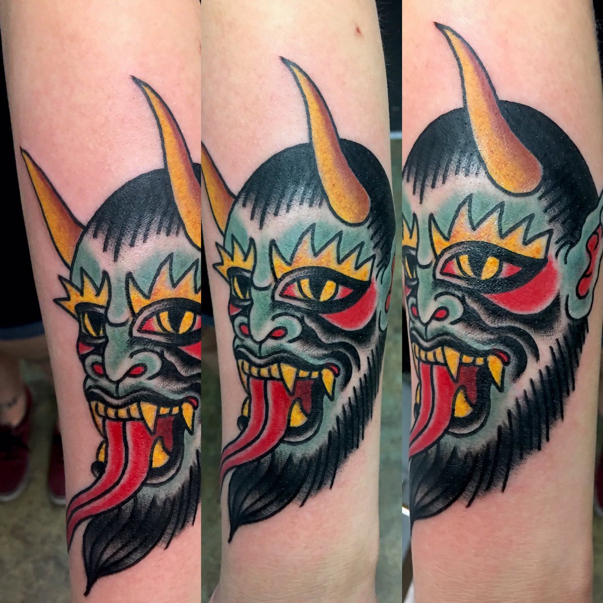 Gabe_IronTiger's tweet photo. Fun tattoo I got to do on my visit to LA at Spotlight. #tattoo #mizzou https://t.co/jLzikRUqID