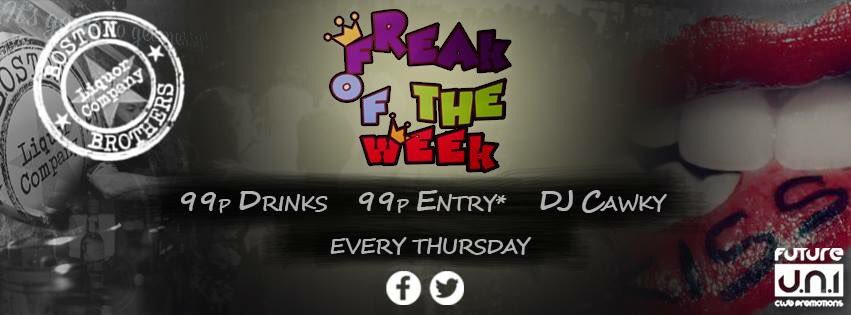 FreakoftheWeek0's tweet photo. Be rude not too... 😈😜👌🏻 @RiftCoPreston #FreakOfTheWeek #99pDrinks #99pEntry #BostonThursdays https://t.co/5f6ZpBg5qf