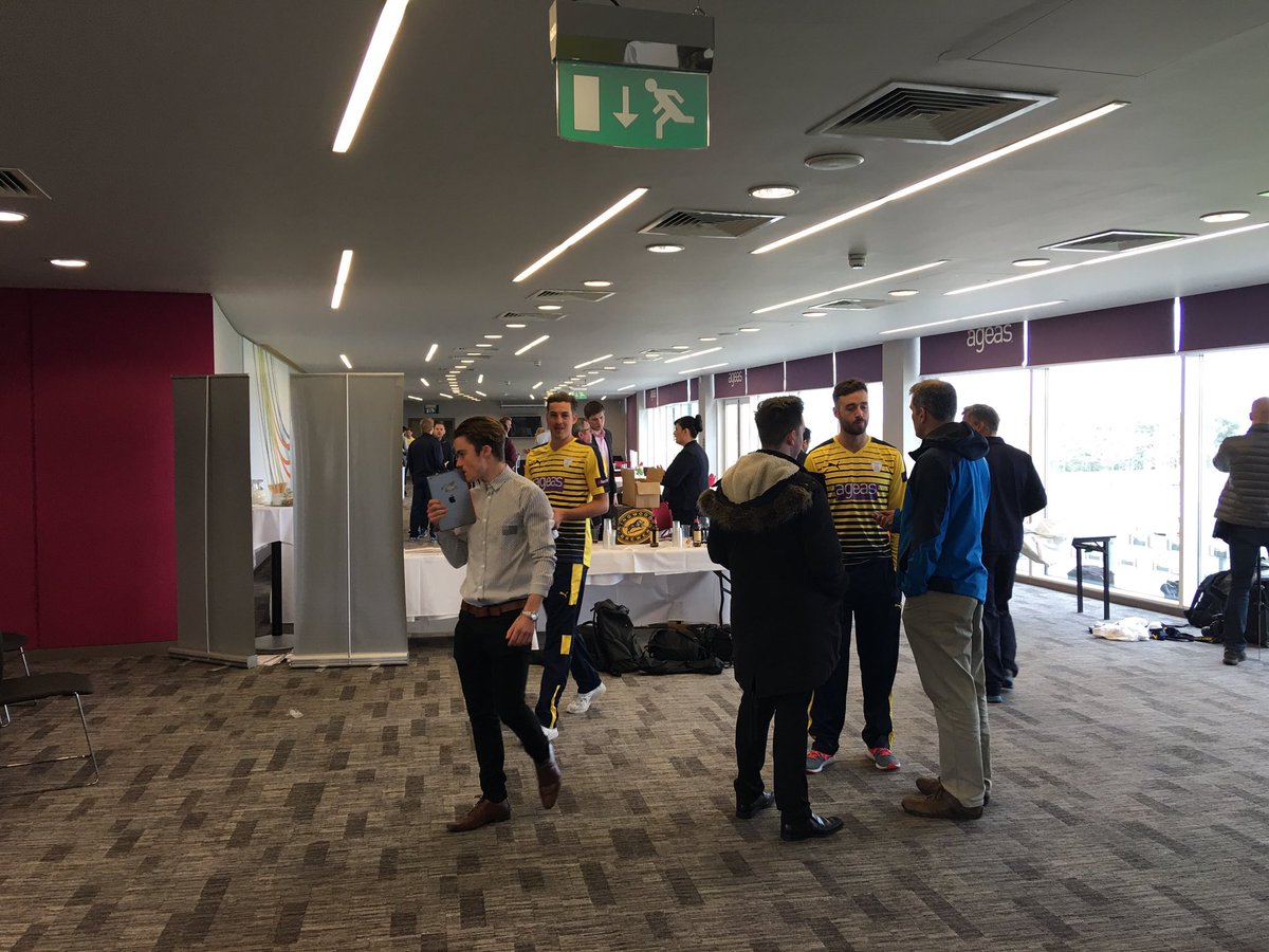 HantsCoaching's tweet photo. Press day in full flow @TheAgeasBowl #pressday https://t.co/KQtEGADDug
