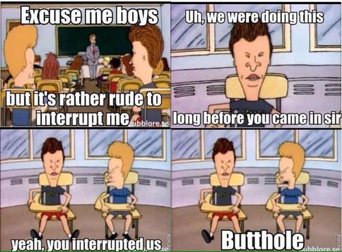 Beavis_Quotes's tweet photo. https://t.co/fPO3MWtd5u