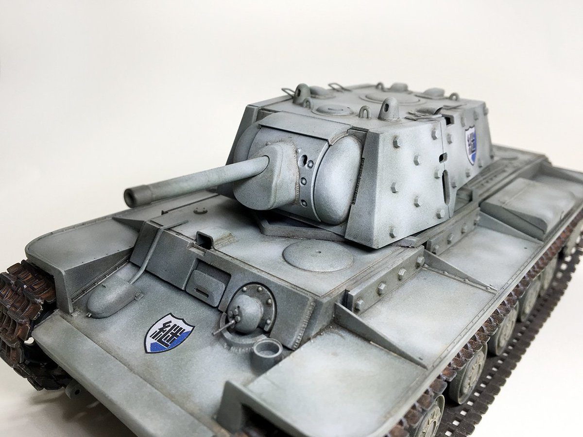 タミヤ 1/35 KV-1B フィンランド軍仕様 継続高校 も完成 