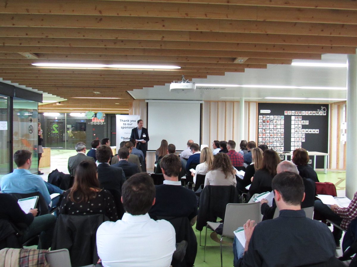 StartupNextBCN's tweet photo. @patriciohunt giving a welcome speech to all of the Startup Next Barcelona participants https://t.co/DPimCgTtF4