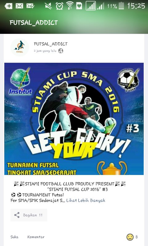STIAMIFC's tweet photo. Yuk buruan daftarkan SMA kalian di event bergengsi ini @FUTSALaddicts https://t.co/KiE3oaeDuK