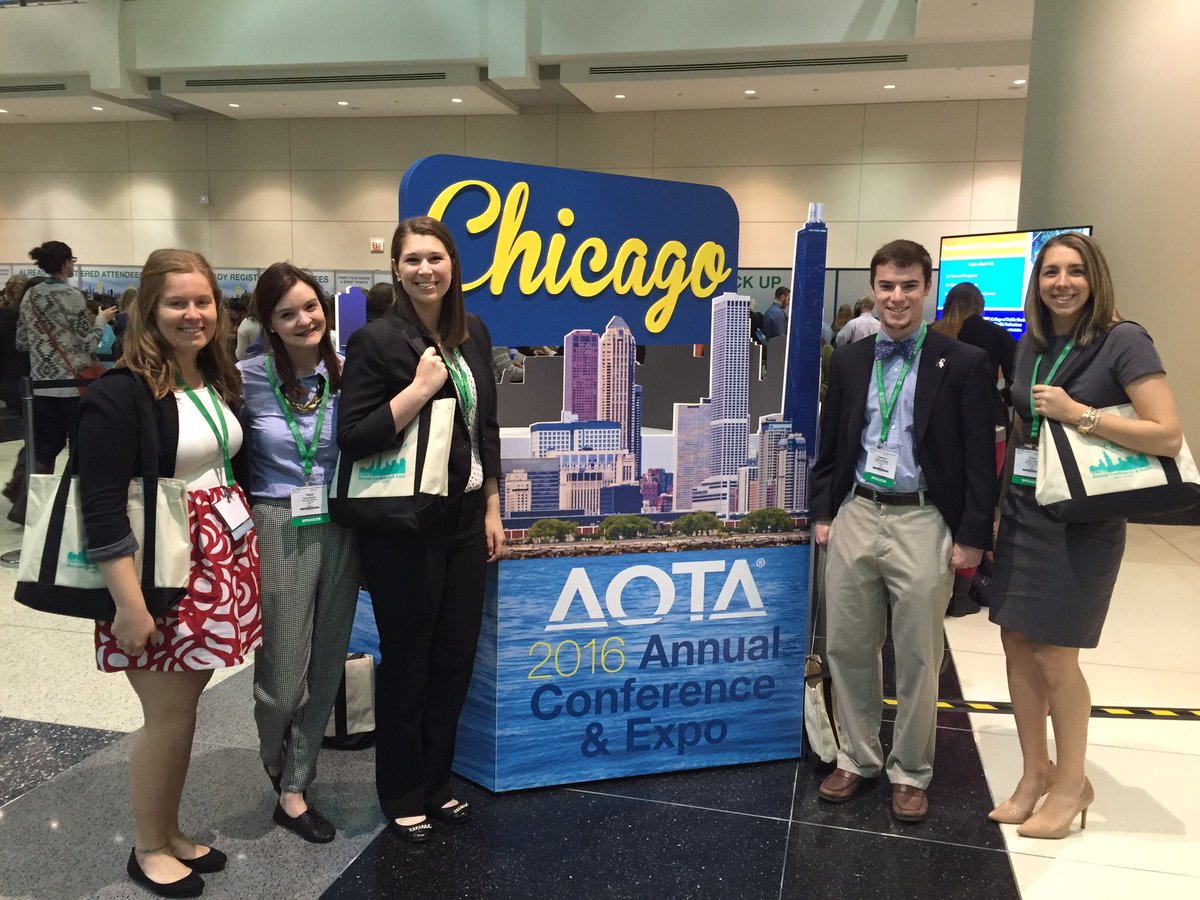 SLU_OSOT's tweet photo. We are so excited to have several #SLU_OSOT students attend and present at #AOTA16! https://t.co/kLPJph9kK3