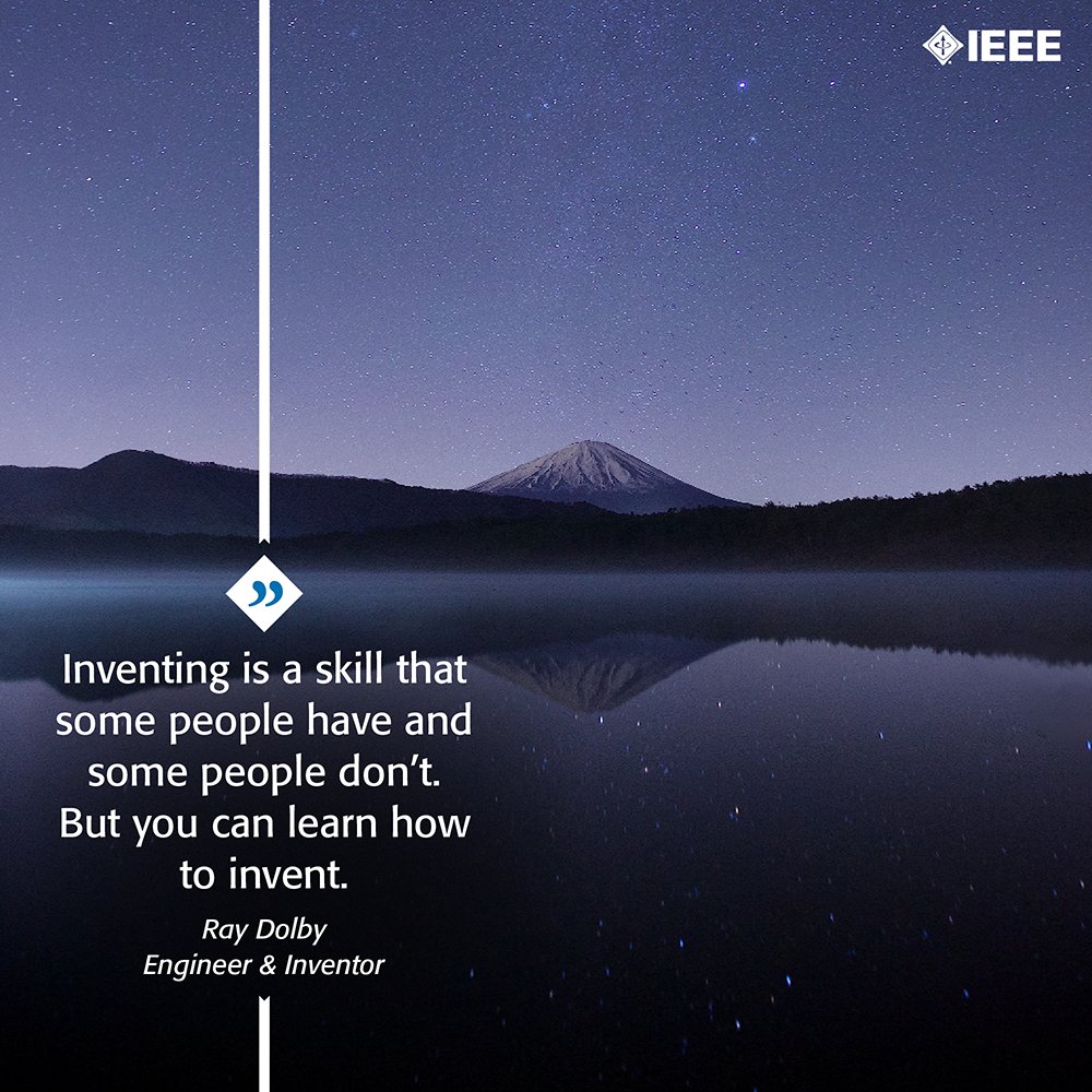 IEEEorg's tweet photo. Even if you’re not going to reinvent the wheel, you can still reinvent yourself. https://t.co/mkkIDfZIrv