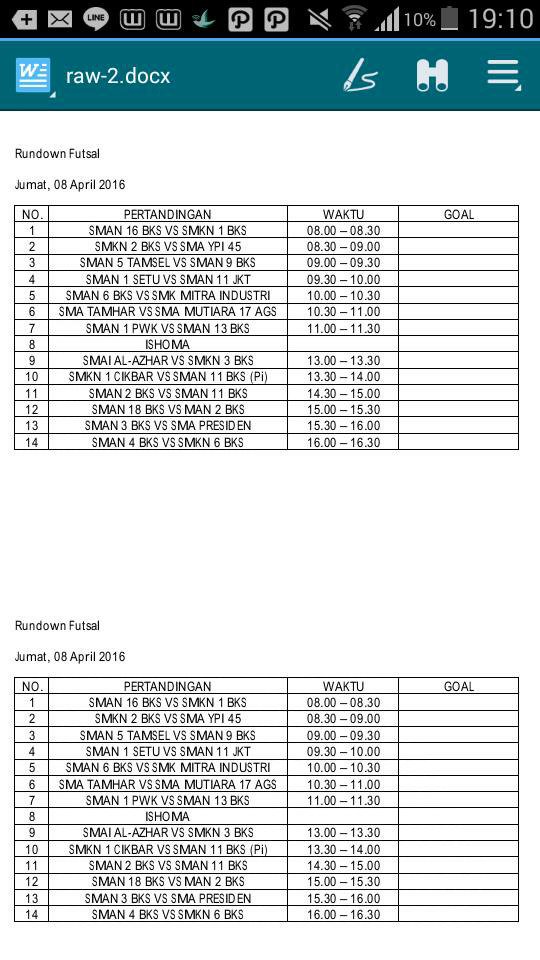 CS_Etniz's tweet photo. Jadwal pertandingan Futsal D-3. # EtnizCup6th https://t.co/PQWhFlPIDH