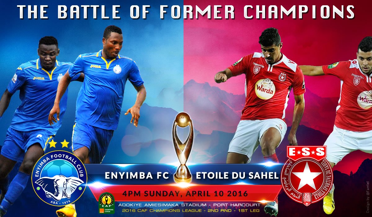 EnyimbaFC's tweet photo. In this battle of former #CAFCL champions, #WeAreEnyimba #NeverFearful #SpiritOfTheElephant #allinforvictory https://t.co/cni5C1BlBQ