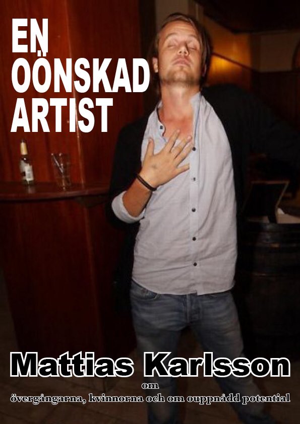 Efter väldigt mycket påtryckningar så har han äntligen släppt en självbiografi, blott 28 år gammal! <a href="/mattiaskarlszon/">Mattias Karlsson</a>